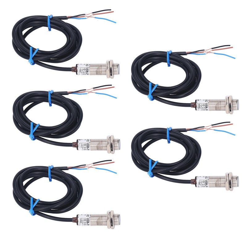 5Pcs Inductive Proximity Sensor Switch NPN 5‑30VDC Magnetic Hall Detector