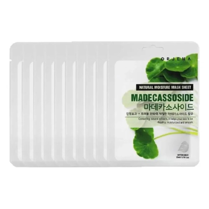 Mascarilla Facial Orjena De Madecassoside 10 Piezas