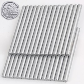 Silver Wax Seal Sticks, 30pcs Sealing Wax Sticks, HOSEALING Glue Gun Wax Seal Sticks for Wax Seal Stamp, Premium Sealing Wax for Wedding Invitations, Letter, Envelope (Mini Size)