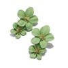 Boho Flower Stud Earrings for Women Girls,Elegant Layered Floral Petal