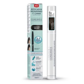 Colour Clinuance Temporary Instant Retouch for First Grey Hair, Roots and Eyebrows Quick and Easy to Use Perfect Coverage and Maximum Precision Dark Brown Colour 10 ml