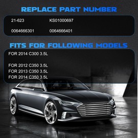 YOMALL Power Steering Pump 21-623 for 2014 C300 3.5L, for 2012 C350 3.5L, for 2013 C350 3.5L, for 2014 C350 3.5L, with Pulley and Reservoir