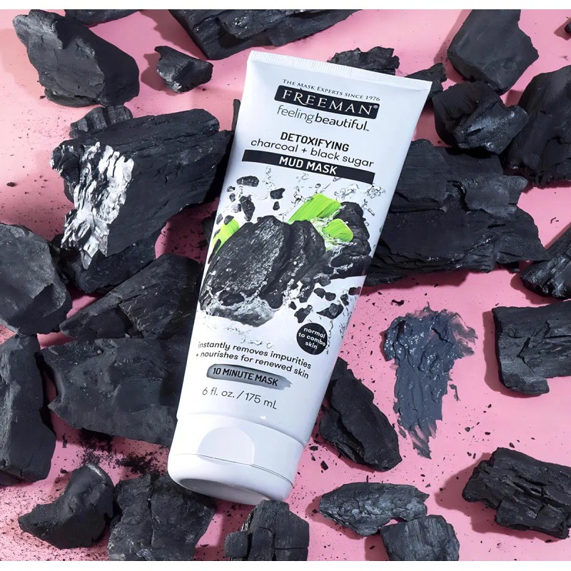 🔥 Freeman feeling beautiful mascarilla barro carbón + azúcar negra