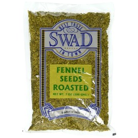 Great Bazaar Swad Roast Fennel Seeds, 7 Ounce