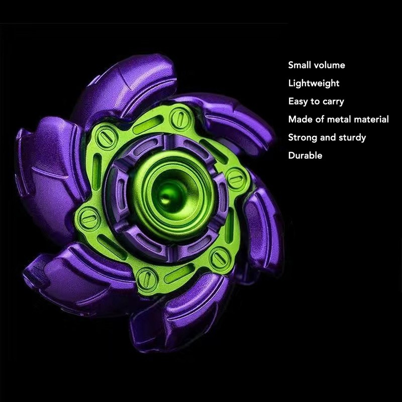 Decompression Fingertip Gyroscope Rotating Alloy Deformation Fingertip Gyroscope Toy