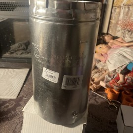 Ameri-Vent 6E12A Type B Adjustable Length, 6" Diameter, 1 Ft Length