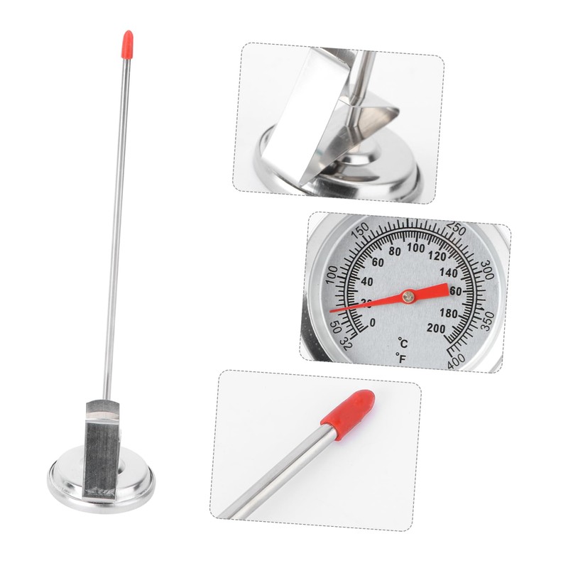 IWOWHERO Stainless Steel Meat Thermometer for Grilling Cooking Accurate BBQ