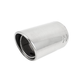 INFINAUTO 85mm Slant Tip Straight Exhaust Muffler Tail Pipe Durable Material Stylish Design