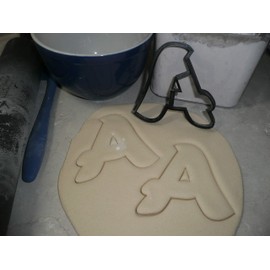 FANCY FONT ALPHABET LETTERS FULL A TO Z SET OF 26 SPECIAL OCCASION COOKIE CUTTERS BAKING TOOL 3D PRINTED MADE IN USA PR1518