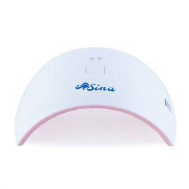 Sina LED Lichthärtungsgerät | LED-Nagellampe | Professioneller UV-Nageltrockner mit Sensor und Timer | 24 W Nageltrockner für Gel Nagellack | 15 LEDs