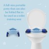Potette Plus 2-in-1 Compact Travel Potty & Toilet Training Seat