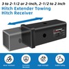 Trailer Hitch Receiver Extender Adapter Reducer Sleeve Set by Fetechmate,