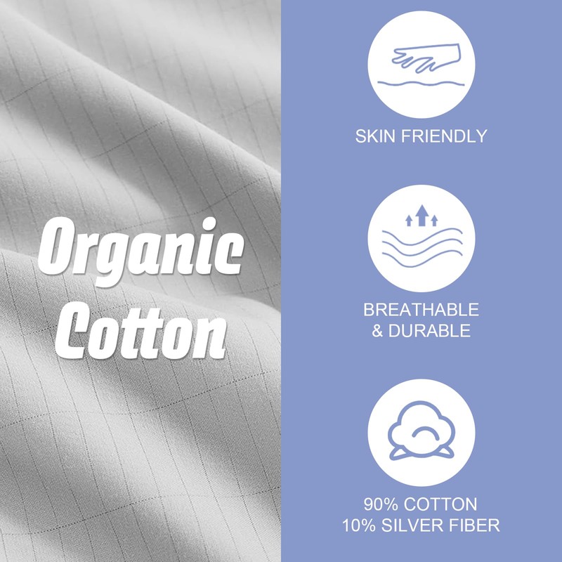 Grounding Sheets King Size for Better Sleep, Grounded Flat Sheets