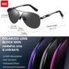 LEDING&BEST Polarised Sunglasses Pilot Mens Womens Ultralight Shades UV400 Protection