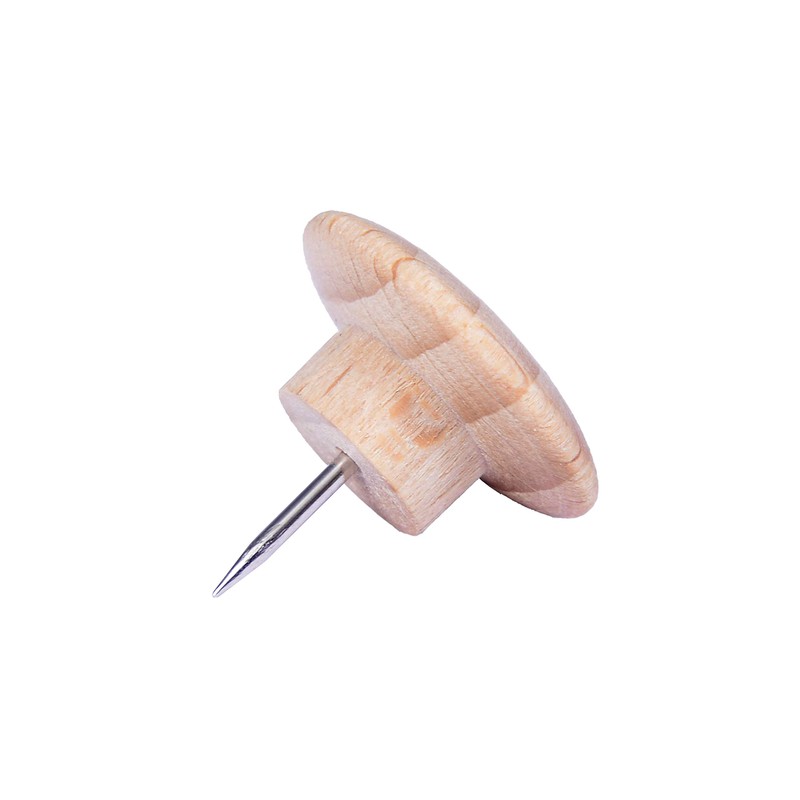 Legamaster 7-145125 Wooden Push Pins, Beech Wood, 20 mm Diameter,