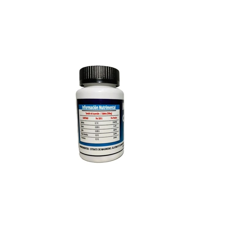 Magnesio Complex, 8 Elementos, Citrato, Gluconato, Oxido, Malato, L-Treonato, Taurato