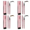 3D Magic Eyebrow Microblading Pen | 4 Micro-Fork Tip for 3D Realistic Brow | Waterproof Eyebrow Pencil | Brow Tint Pen Makeup | Lasting Eyebrow Makeup for Natural-Looking Brows