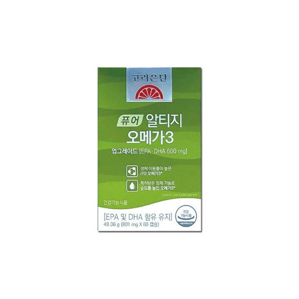 Korea Eundan Pure Altige Omega 3 801mg x 60 capsules