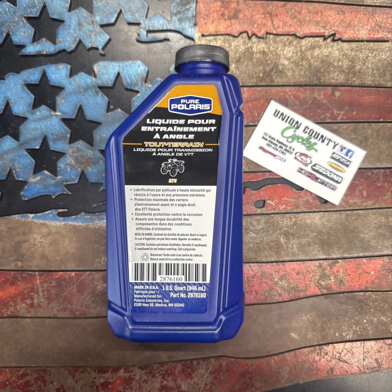 Polaris OEM ATV Angle Drive Fluid Oil All Terrain High