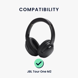 kwmobile Ear Pads Compatible with JBL Tour One M2 Earpads - 2X Replacement for Headphones - Gold