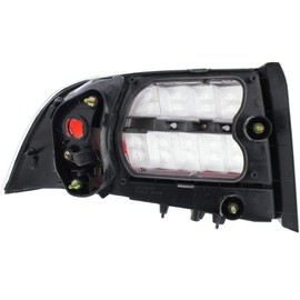 CarLights360 For Acura TL Tail Light Assembly Unit 2007 2008 Pair Driver and Passenger Side Base/Navi Model DOT Certified | AC2818107 | AC2819107 | 33551-SEP-A11