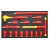 VEVOR Insulated Socket Set, 16-Piece Insulated Wrench Tool Set, 1000V
