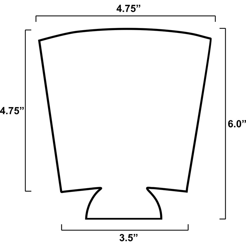 Patriotic USA Pint Glass Coolie Designs 6 Pack