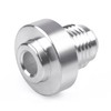 CNRAQR 6AN Male Weld on Bung Fitting Aluminum Adapters 4PCS