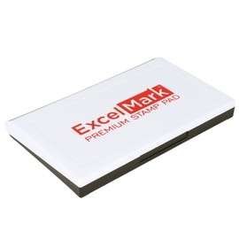 ExcelMark Rubber Stamp Ink Pad Extra Large 4-1/4 by 7-1/4? (Red)