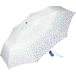 ESPRIT Easymatic Light Ditsy Florals Pocket Umbrella, blue