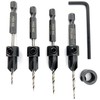 FTG USA Adjustable Wood Countersink Drill Bit Set 4 Pc