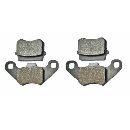 Unbranded Trailmaster XRS 150 XRX 150 and Blazer 150 Go Kart Front Brake Pad Set LH & RH