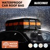 MARCHWAY Waterproof Car Roof Luggage Bag, Weatherproof Soft Shell Rooftop