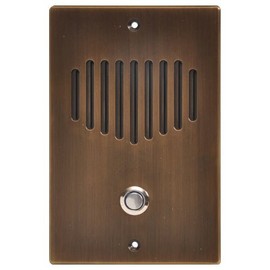Intrasonic Technology IST Retro Intercom Door Station, Gold (Retro-DG)