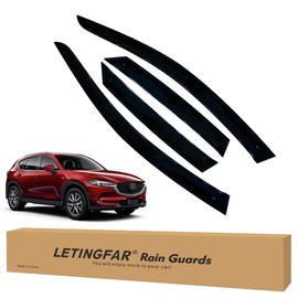 LETINGFAR Window Visors Rain Guards for Mazda CX30 2020 2021 2022 2023 2024 Accessories, Wind Deflectors Vent Shades for Mazda CX30