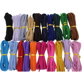 Banda elástica de 1/4 pulgadas de color surtido para costura, bandas elásticas de 100 yardas para ropa, cintura elástica, cinta de bies, accesorios de ganchillo, cordón elástico delgado y correas para