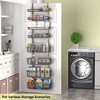 Moforoco Over The Door Pantry Organizer, Pantry Door Organizer Shelves,