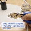 2PCS Staple Remover Staple Puller Remover for Home School Office,Quick
