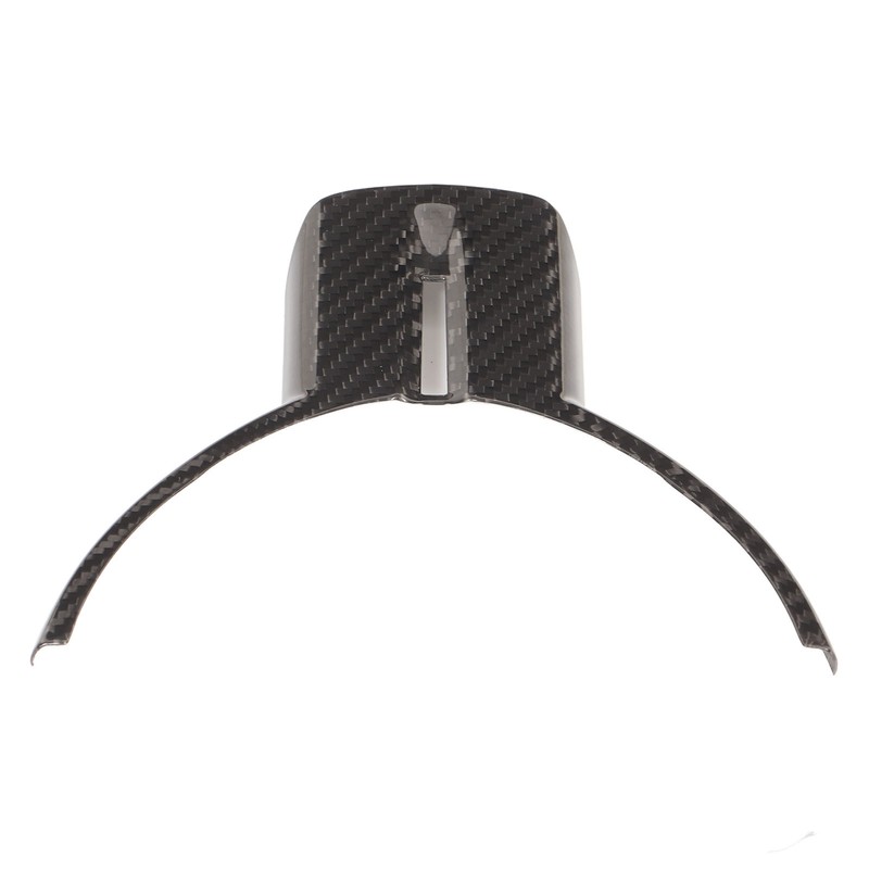 Car Steering Wheel Trim Genuine Carbon Fiber Interior Decoration Replacement