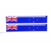 DIGIART INTERNATIONAL NEW ZEALAND FLAG 3D EPOXY CAR EMBLEM SET