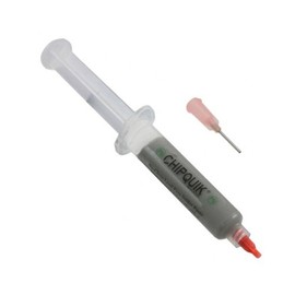 Chipquik SMD291SNL10 Solder Paste Rework Syringe, SN96.5, 3Ag, 0.5Cu, 10cc