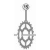 Shimano Repair Parts 22T Gear B (for 11-32T) CS-5800 Y1PJ22100