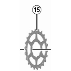 Shimano Repair Parts 22T Gear B (for 11-32T) CS-5800 Y1PJ22100