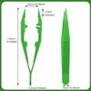 XUKZIMA 4 Pcs Plastic Tweezers for Feeding Reptiles,10cm Plastic Feeding