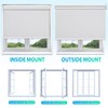 Allesin Motorized Roller Blinds with Remote Control for Windows, Blackout