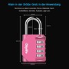 Diyife 2 Pack 4 Digit Combination Code Lock, Padlock, Resettable