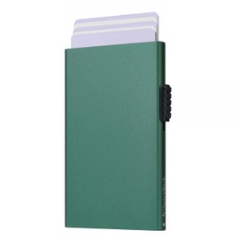 SparkMark Slim Metal Wallets | RFID Blocking Credit Card Holder Wallet | Business Card Holder Case | Minimalist Pop Up Wallet for Men and Women