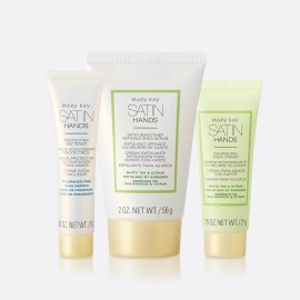 Mary Kay Satin hands Deluxe Mini Pampering Set White Tea & Citrus