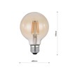 EGLO LED BULB G80 E26 320lm BULB COLOR AMBER 204662J