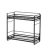 zccz 2-Tier Bathroom Countertop Organizer - Detachable Standing Rack Bathroom